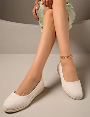 Espadrile Shein, bej