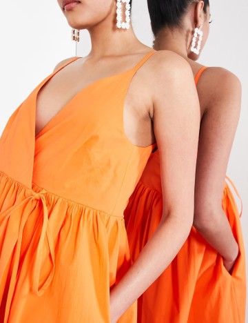 Rochie maxi ASOS, portocaliu