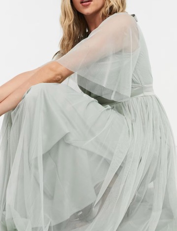 Rochie maxi Anaya, verde