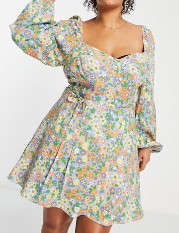 Rochie mini ASOS, mix culori