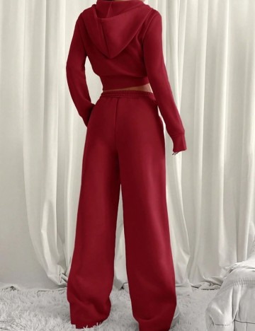 Pantaloni de trening Shein, vișiniu