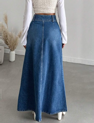 Fustă de blugi Shein, albastru