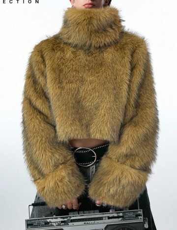 Jachetă Shein, maro