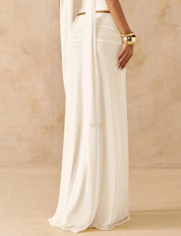 Fustă maxi Shein, crem