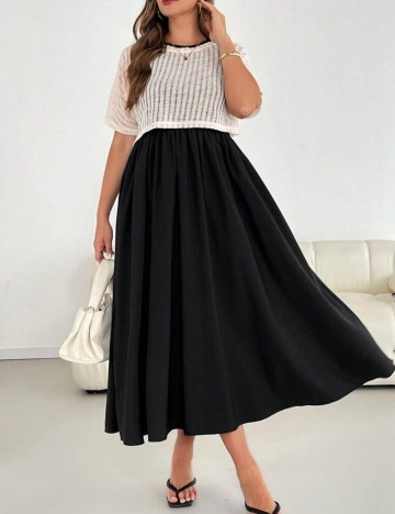 Set rochie și top Shein Curve+, mix culori