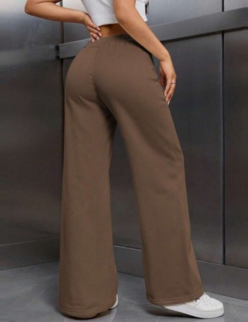 Pantaloni de trening Shein, maro