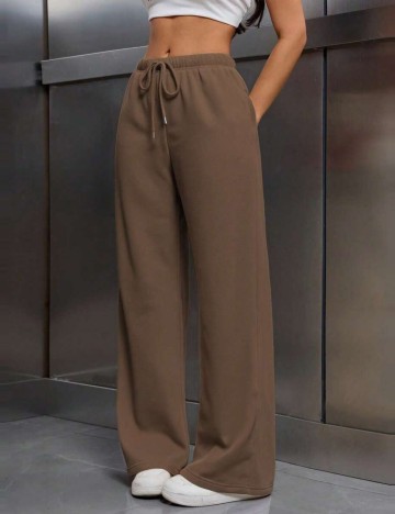 Pantaloni de trening Shein, maro