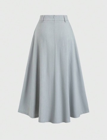 Fustă midi Shein, gri