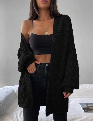 Cardigan Shein, negru