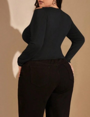 Bluză Shein Curve+, negru
