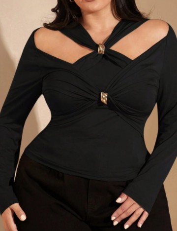 Bluză Shein Curve+, negru