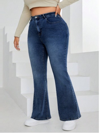 Jeans Shein Curve+, albastru