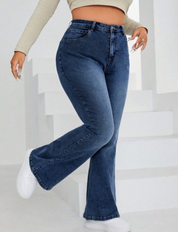 Jeans Shein Curve+, albastru