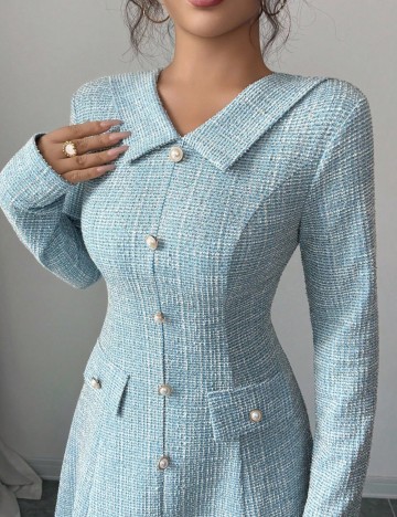 Rochie midi Shein, albastru