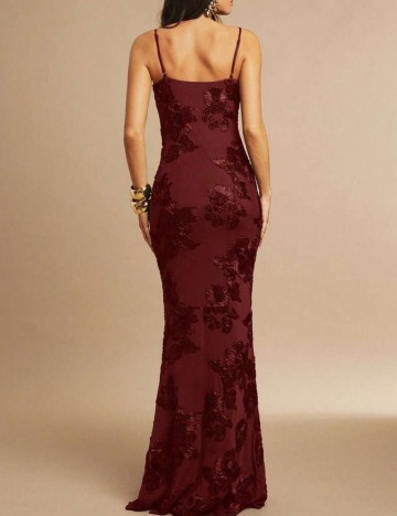 Rochie maxi Shein, vișiniu