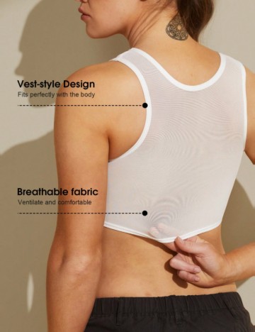 Top sport Shein, alb