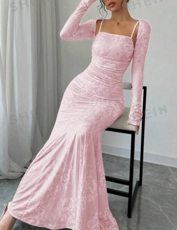 Set rochie și bolero Shein, mix culori