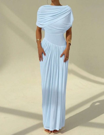 Set rochie și top Shein, albastru