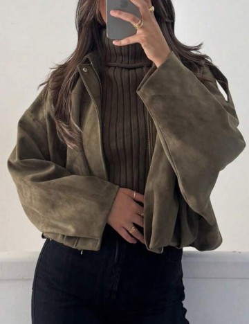 Jachetă Shein, kaki