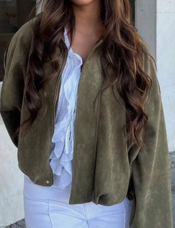 Jachetă Shein, kaki