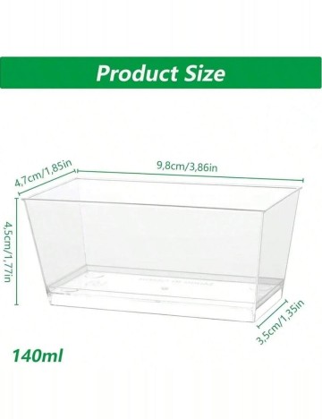 Set recipiente Shein, transparent