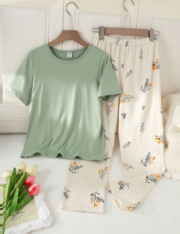 Compleu pijamale Shein, mix culori