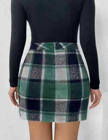 Fustă mini Shein, mix culori