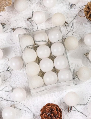 Set globuri Shein, alb