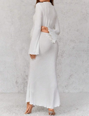 Rochie maxi Shein, alb