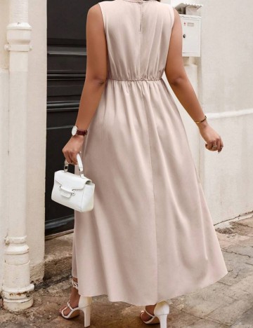 Rochie maxi Shein Curve+, roz