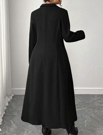 Palton Shein Curve+, negru