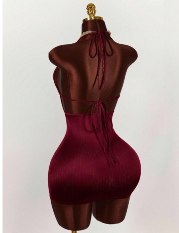 Rochie mini Shein, vișiniu