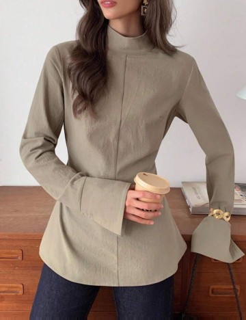 Cămașă Shein, kaki