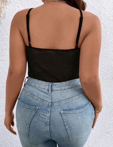 Body Shein Curve+, negru
