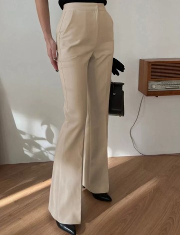 Pantaloni Shein, crem