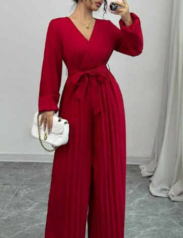 Salopetă lungă Shein, roșu