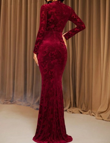 Rochie maxi Shein, vișiniu