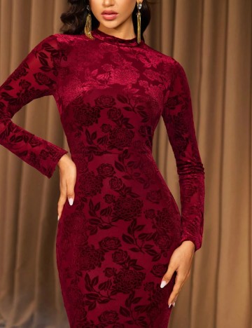 Rochie maxi Shein, vișiniu