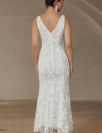 Rochie midi Shein, alb