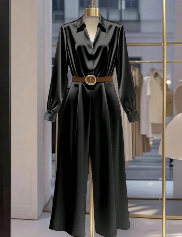 Salopetă lungă Shein, negru