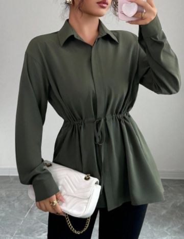 Cămașă Shein, verde