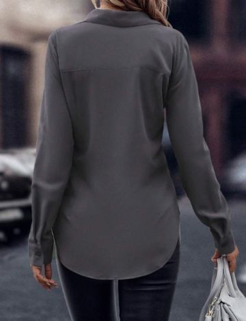 Cămașă Shein, gri
