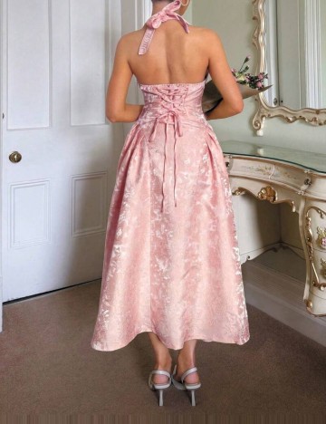 Rochie midi Shein, roz