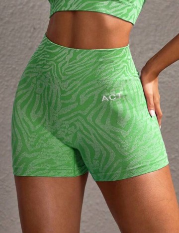 Colanți scurți Shein, verde