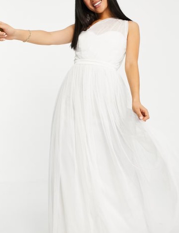 Rochie maxi Anaya, ivory