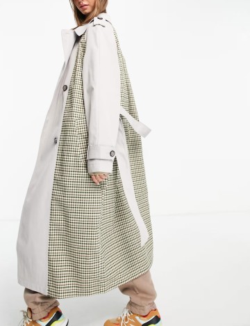 Trench ASOS, mix culori