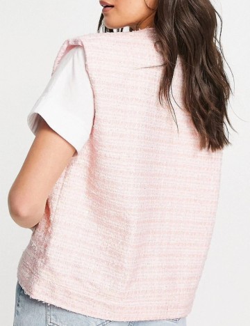 Vestă Neon Rose, roz