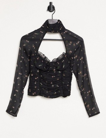 Cămașă ASOS, negru