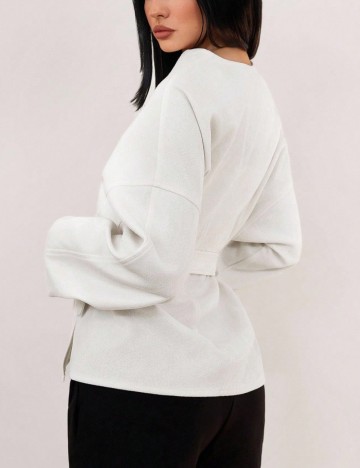 Jachetă Shein, crem