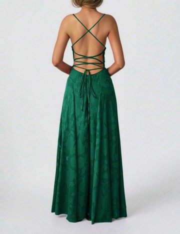 Rochie maxi Shein, verde